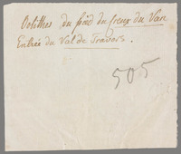 L 00104
<br/>
Label met opschrift
<br/>
<em>Saussure, Horace-Bénédict de (1740-1799)</em>